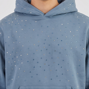 Meilleurs sweats à capuche pour hommes en coton 100% avec strass, fabrication de qualité supérieure, confortables à porter. - Product Image 3