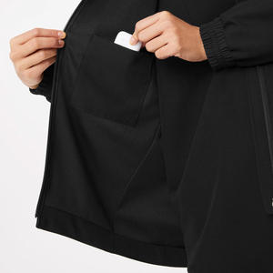 Customized Women's Warm Fleece Medical <b>Scrub</b> Jacket With Full Zip And Multiple Pockets In Various Style Available At Now - Product Image 4