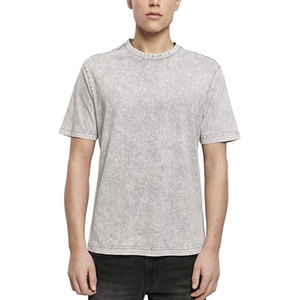 T-shirt pour homme personnalisé, design vintage, lavage à l'acide, poids lourd, 100% coton, respirant, séchage rapide, coupe classique - Product Image 3