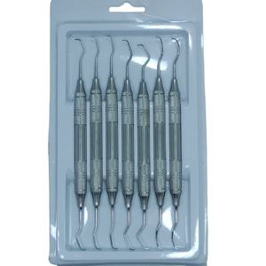 Set Dental Surgical Instruments Everedge Dental Curettes Sinus Lift <b>Sickle</b> Scaler Hollow-Handle Implant Surgical <b>Tools</b> - Product Image 2