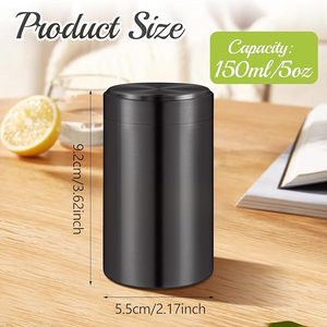 โถเก็บอาหารโลหะเกรดอาหารที่เป็นมิตรกับสิ่งแวดล้อม พร้อมฝาปิดล็อคแน่นสนิทเพื่อการเก็บรักษาความสดใหม่ได้นาน - Product Image 2