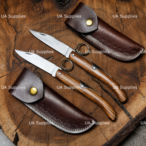 Wholesale Best Price Back <b>Lock</b> Folding Knife Drop Point Blade Wood Handmade Outdoor EDC Hunting Camping Multi-functional Knife - Product Image 2