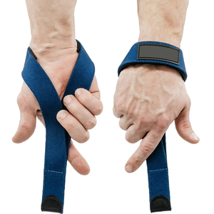 Sangles de musculation en coton robustes personnalisables avec logo et couleur sur mesure, sangles de levage écologiques robustes - Product Image 1