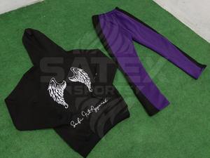 Vêtements d'entraînement et de jogging à capuche pour l'hiver, ensembles de survêtements deux pièces pour hommes, haute qualité, 100% coton, légers - Product Image 6