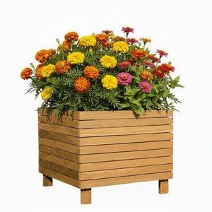 Jarrones y macetas de madera de bambú, OEM, personalizados, al por mayor |   Aqdus Saleem India - Product Image 3