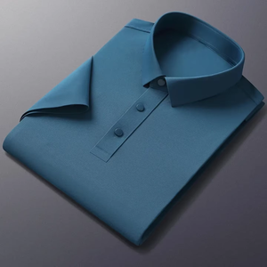 Polo pour homme à porter au quotidien, style minimaliste, vêtements décontractés à la mode, polo pour homme - Product Image 6