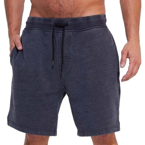 Acid Washed Men's Shorts Mid Waist Drawstring Closure Front Eco-Friendly Anti-Wrinkle Quick Dry Breathable 100% Cotton Casual - Product Image 5