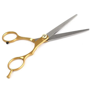 Tijeras de Peluquería Profesionales Doradas de Acero Inoxidable de 6.0 Pulgadas para Cortar y Entresacar Cabello - Product Image 6