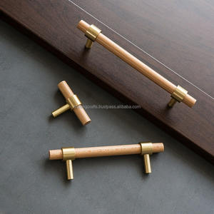 Meilleurs boutons de porte en bois, résine et métal de luxe, poignée de bouton de placard pour cuisine, chambre à coucher, armoire, tiroirs, commodes, fabriqués en Inde - Product Image 1