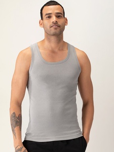 Débardeur de sport en coton pour garçons, musculation, Fitness, course, Logo personnalisé, sans manches - Product Image 6