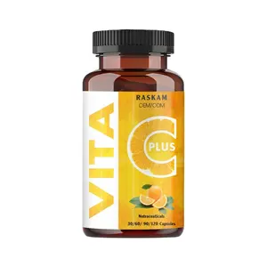 Fabrika tedarikçisi OEM / ODM özel etiket diyet takviyesi Vita C artı kapsüller iyi saç ve cilt için güçlü antioksidan