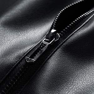 Veste en cuir véritable pour homme avec coque en polyester, durable, élégante, vêtement d'extérieur haut de gamme - Product Image 5