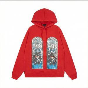 Printing OEM 100% Cotton French <b>Terry</b> Hoody Y2K Custom Oversized Streetwear Heavyweight Men Hoodies Apparel Wholesale <b>Bulk</b> - Product Image 1