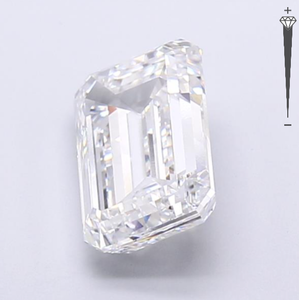 Diamante Cultivado en Laboratorio con Certificación IGI, Corte Esmeralda de 4.02 CT, Color D, Claridad VVS1, CVD LG 782640808 ROYAL GEMS para Joyería - Product Image 2