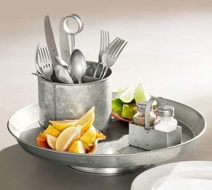 Decorative Rustic Metal <b>Cutlery</b> Holder Perfect For Farmhouse Kitchen And Dining Decor Styles - Product Image 5