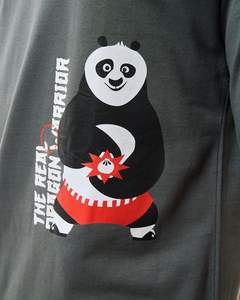 Camiseta Casual a Cuadros para Hombre, Cuello Redondo, Transpirable, 100% Algodón, Tejido de Punto, Estampado Serigrafiado, Manga Corta, 220g - Product Image 4