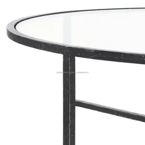 Luxury Silver Chrome Coffee Table with Wood Top Modern Design Storage & Portable Features Zahid Exports - Product Image 4