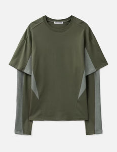 เสื้อยืดแขนยาวแบบพิเศษผ้าคอตตอนพรีเมียม ผลิตโดยผู้ผลิตเสื้อผ้า OEM รับผลิตเสื้อผ้าแบรนด์ส่วนตัว ขายส่ง - Product Image 5