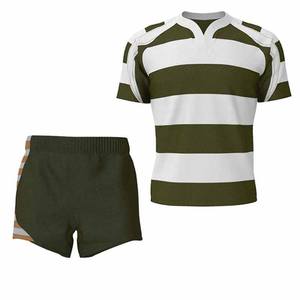 Camiseta de Rugby Retro Unisex Personalizable, Ropa Deportiva Informal Resistente, Transpirable, de Secado Rápido, que Absorbe la Humedad, 100% Poliéster - Product Image 2
