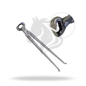 Pince à sabots de 14 pouces polie pour piste de course, outil vétérinaire durable pour l'entretien et la coupe des sabots de cheval, outils équestres - Product Image 1