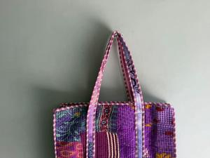 Bolso Tote de Lona Estilo Bohemio con Paneles, Cierre de Cremallera, Correa Desmontable, para Uso Diario Femenino, Regalo para Ella - Product Image 2