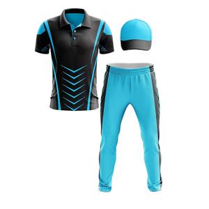 Uniforme de Cricket Personalizado de Alta Calidad, Impresión por Transferencia Térmica Completa, Elástico en Cuatro Direcciones, Ecológico, Transpirable, de Secado Rápido, Tallas Grandes - Product Image 3