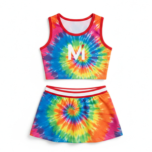 Tenue de cheerleading professionnelle style classique, technologie de tissu moderne pour une mobilité maximale et une uniformité d'équipe. - Product Image 1