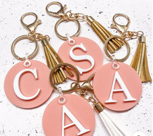 พวงกุญแจพลาสติกอะคริลิคสำหรับกระเป๋าถือสไตล์อะนิเมะที่ทนทานพวงกุญแจตัวอักษรอะนิเมะแบบปรับแต่งได้สำหรับ2025 - Product Image 1