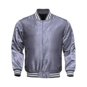 Veste matelassée unisexe de haute qualité, style Letterman, coupe-vent, avec logo sur le devant, en toile, pour l'hiver, élégante et tendance - Product Image 5