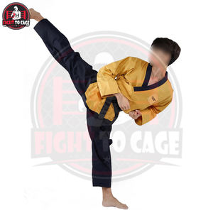 Uniforme de Taekwondo en couleur unie contrastée, nouvelle collection, grandes tailles, best-seller, créez vos propres combinaisons de Taekwondo - Product Image 4