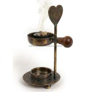 Vintage Style Brass Incense Stand for Spiritual Meditation - Product Image 6