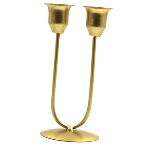 Candelabro de Latón Dorado, el Más Vendido, para Bodas, Navidad, Eventos Festivos, Decoración Metálica Hecha a Mano para el Hogar, Adorno de Mesa - Product Image 6