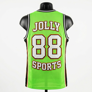 Camiseta deportiva sin mangas estilo streetwear, de malla transpirable, para baloncesto, color verde, de algodón, para hombre, corte holgado, estampada. - Product Image 5