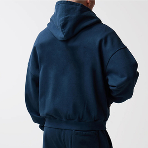 Nouveauté, survêtements pour hommes écologiques, respirants, coupe-vent, couleur unie, sur mesure, 100% coton - Product Image 2