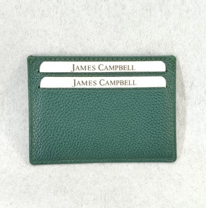 Cow Soffiano Pebbled Leather Business <b>Card</b> <b>Holder</b> Case Luxury Badge Wallets RFID Compact Slim Short Customized Personalized Logo - Product Image 3