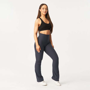 Ensemble de yoga personnalisé en gros pour femmes : Soutien-gorge de sport floral sans couture et leggings pour la gym, l'entraînement et le fitness - Product Image 5