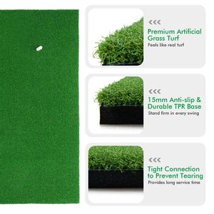 Tapis de golf en gazon artificiel 3,8 x 5 m pour l'entraînement au swing en intérieur/extérieur, aides à l'entraînement au golf - Product Image 4