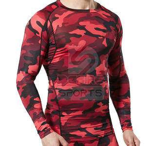 Camisetas de Compresión para Hombre, Mejores Ventas en Línea, Calidad Premium, Spandex/Poliéster, Transpirables, Ecológicas, Secado Rápido, Colores Personalizados, en Stock - Product Image 5