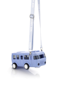Botella de Agua de Plástico Ecológica con Diseño de Autobús Animado, Libre de BPA, con Tapa y Correa, a Prueba de Fugas, Diseño Infantil - Product Image 1
