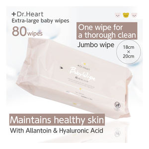 特大号 <span class=keywords><strong>Dr</strong></span>.Heart 婴儿湿巾，用于皮肤护理，日本制造 - Product Image 3