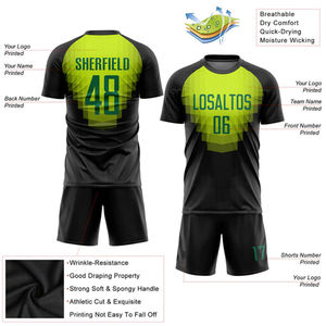 Custom Logo Sublimation Soccer Uniform Men Breathable Personalized Football Jersey Set Wholesale Team Training Sportswear Kits - Product Image 2