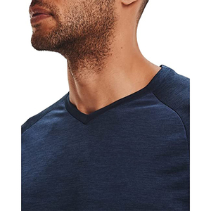 Camiseta Extra Grande de Alta Calidad, 100% Algodón Canvas, Impresión Personalizada, Transpirable, Ecológica, Estilo Hip Hop, Lisa, para Hombre - Product Image 4