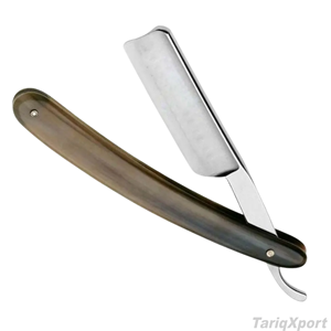 New Professional Disposable Straight <b>Razor</b> with Stainless Steel <b>Blade</b> and Wood Handle for Face & Body Use - Product Image 3
