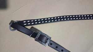 Chemises d'équitation pour femmes en cuir noir durable, imprimées, séchage rapide, unisexe - Product Image 3