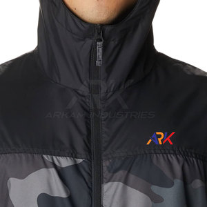 Chaqueta cortavientos de diseño personalizado en nueva colección, chaqueta cortavientos de invierno, chaqueta cortavientos estilo streetwear. - Product Image 6