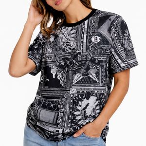 Camiseta para Hombre con Sublimación Completa, Diseño Gráfico Negro, Estilo Urbano, Poliéster, Camisetas Deportivas para Mujer, Personalizadas, Marca Privada, OEM, Suministro al por Mayor - Product Image 6