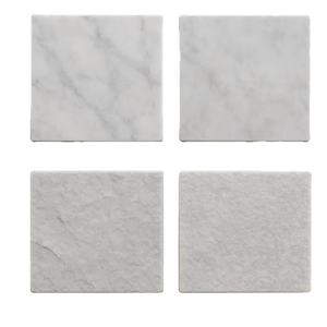 Prix direct usine – Dalles de marbre blanc mat du Vietnam, 18 mm d'épaisseur, grand format, pierre naturelle écologique pour l'aménagement extérieur/intérieur - Product Image 5