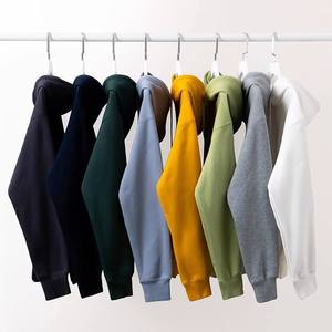 Pull d'hiver tendance pour homme, couleur unie, 100% polyester, sweat à capuche avec doublure, style manteau pour garçons - Product Image 3