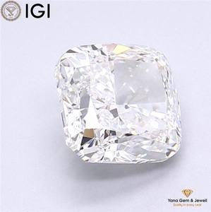 เพชร CVD รูปทรงคุชชั่น สี E ความสะอาด VVS2 น้ำหนัก 4.00 กะรัต พร้อมใบรับรอง IGI สำหรับแหวนเพชรเม็ดเดี่ยวแบบพิเศษ - Product Image 5