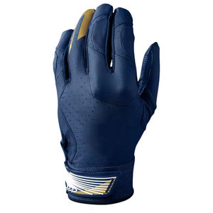 Gants de frappeur de baseball/softball 2026 populaires de qualité supérieure pour droitier adulte en polyester/coton respirant avec fermeture auto-agrippante - Product Image 2